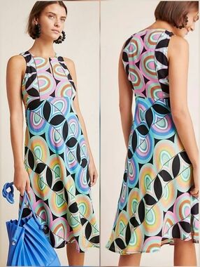 By Anthropologie Kenzie Asymmetrical Dress Size 6